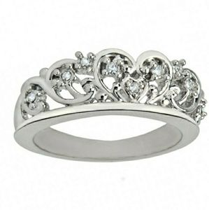 Historic Royal Palaces Silver Diana Tiara Ring